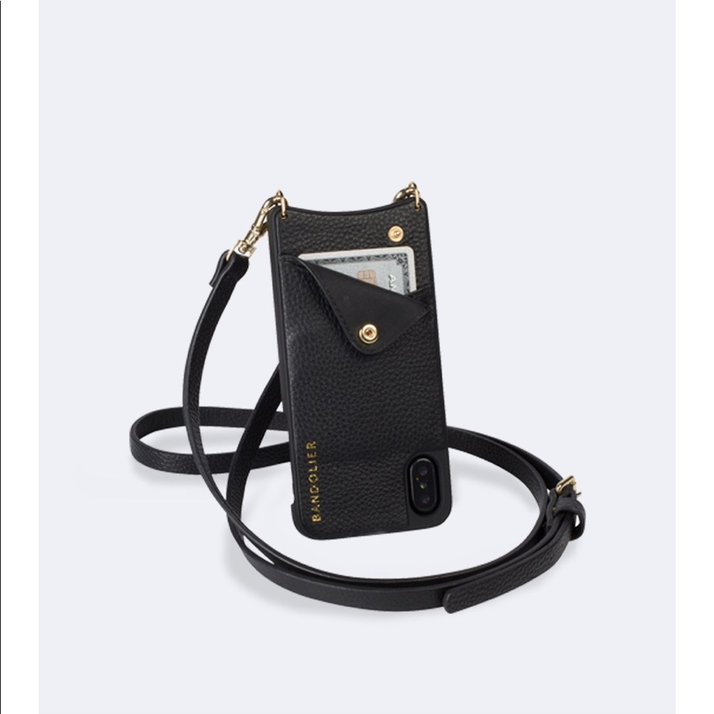 Bandolier Peb. Leather Crossbody iPhone X/XS Case